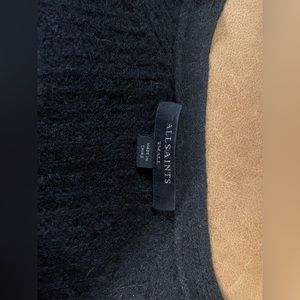 EUC Allsaints Black Wool/Alpaca Button Front Cardigan (S)